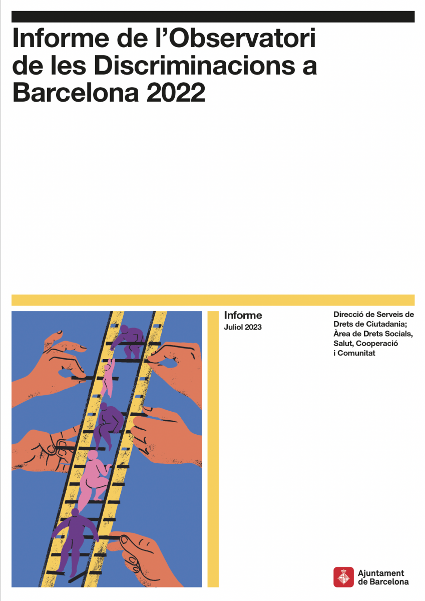 Informe Observatori de les Discriminacions a Barcelona - dades LGTBI-fòbia i serofòbia 2022